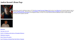 Desktop Screenshot of kornai.com